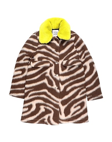 DOUUOD Coat Brown 40% Wool, 36% Polyester, 24% Acrylic
