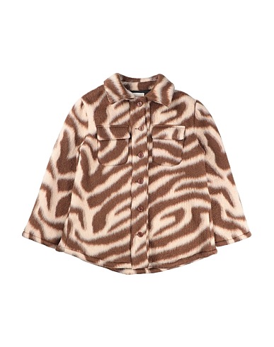 DOUUOD Patterned shirts & blouses Brown 40% Wool, 36% Polyester, 24% Acrylic