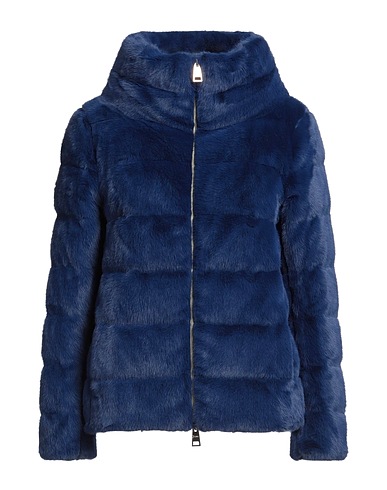 HERNO Teddy Coat Blue 100% Polyester