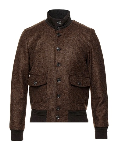 LUBIAM Jacket Khaki 45% Polyester, 40% Acrylic, 15% Virgin Wool