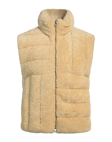 BOTTEGA VENETA Teddy Coat Beige 100% Lamb Shearling