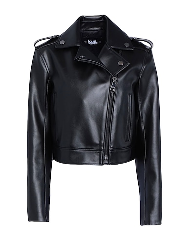 KARL LAGERFELD x AMBER VALLETTA Biker jacket KLXAV ODINA JACKET
 Black 100% Desserto®