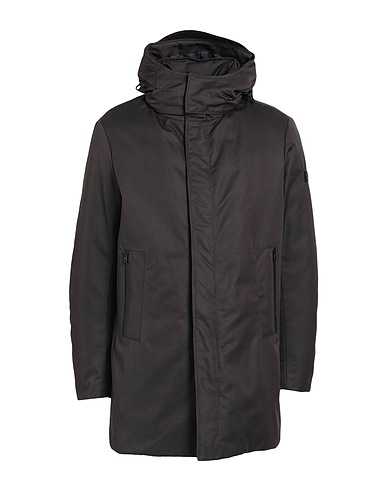 PEUTEREY Shell jacket Charcoal 64% Cotton, 36% Polyester