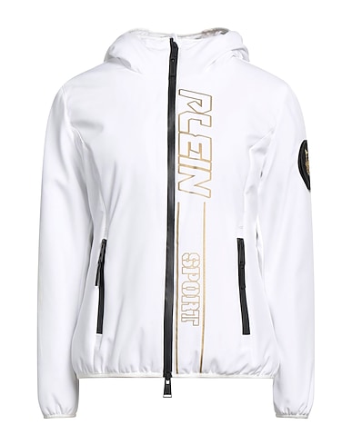 PLEIN SPORT Jacke Weiß 100% Polyester