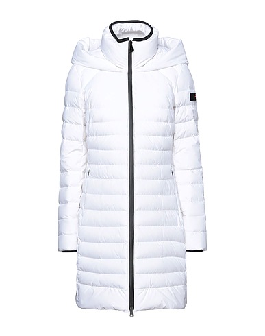 PEUTEREY Shell  jacket White 82% Polyamide, 18% Elastane