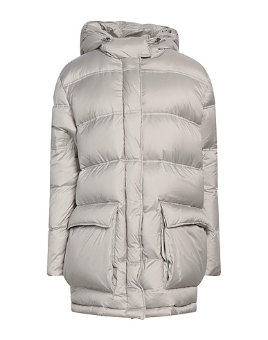 ELEVENTY Shell  jacket Light grey 100% Polyester
