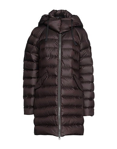 PEUTEREY Shell  jacket Dark brown 100% Polyester