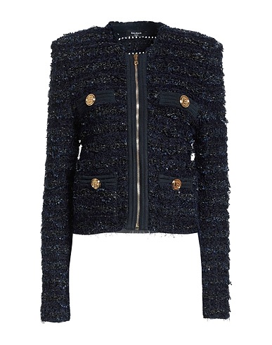 BALMAIN Jacket 55% Viscose, 20% Polyamide, 16% Acrylic, 7% Polyurethane, 2% Virgin Wool