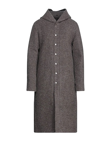 RICK OWENS Coat Khaki 28% Wool, 26% Alpaca wool, 26% Mohair wool, 20% Polyacrylic