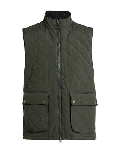BARBOUR Piumino Verde militare 100% Poliammide