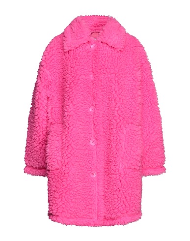 STAND STUDIO Teddy Coat Fuchsia 100% Polyester