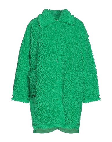 STAND STUDIO Teddy Coat Green 100% Polyester