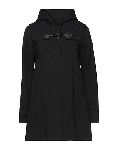DEKKER Coat Black 66% Viscose, 29% Polyamide, 5% Elastane