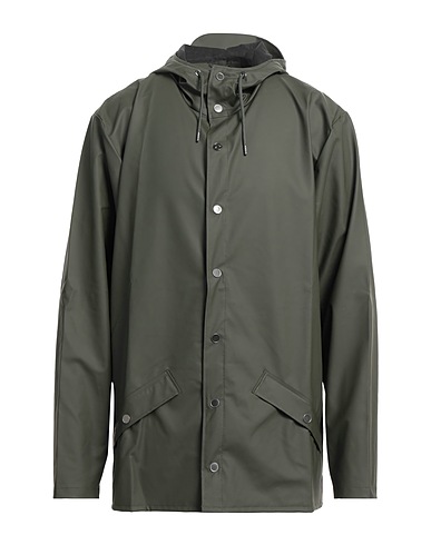 RAINS Full-length jacket Dark green 100% Polyester, Polyurethane
