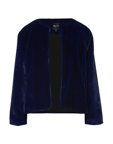 DESIRES Teddy Coat Blue 100% Polyester