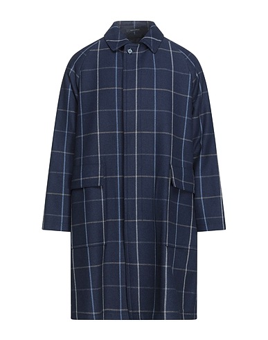 TAGLIATORE Coat Midnight blue 36% Wool, 33% Cotton, 14% Polyamide, 12% Polyester, 5% Other Fibres