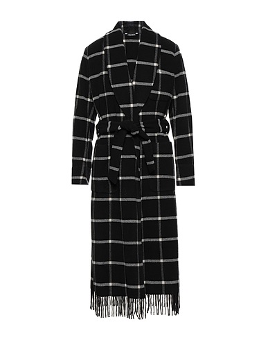 DOLCE&GABBANA Coat Black 80% Virgin Wool, 20% Polyamide