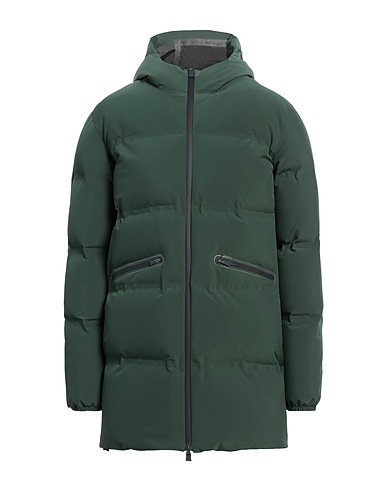 HERNO Shell  jacket Dark green 89% Polyamide, 11% Elastane