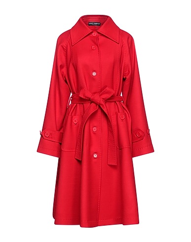 DOLCE&GABBANA Full-length jacket Red 100% Wool