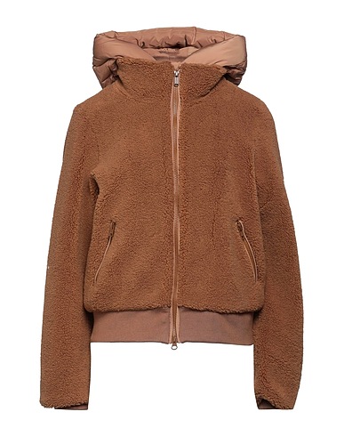 BOMBOOGIE Shell jacket Camel 65% Polyester, 35% Recycled polyamide