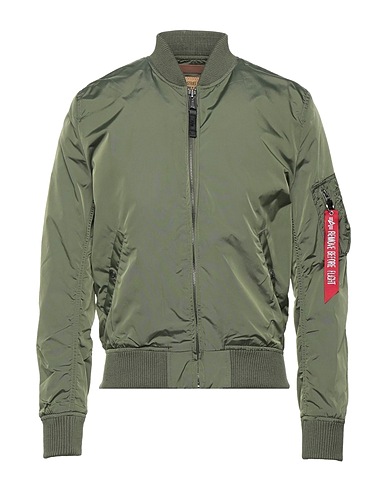 ALPHA INDUSTRIES Bomber Στρατιωτικό πράσινο 100% Νάιλον