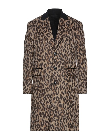 AMIRI Coat Camel 41% Acrylic, 21% Polyester, 18% Viscose, 16% Wool, 4% Nylon