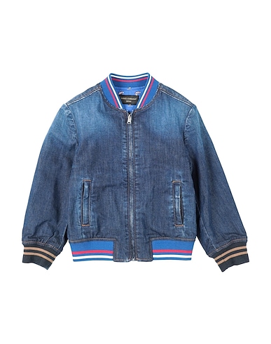 DOLCE&GABBANA Bomber Blue 72% Cotton, 14% Viscose, 12% Polyester, 2% Elastane