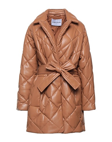 STAND STUDIO Shell jacket Camel 52% Polyurethane, 48% Polyester