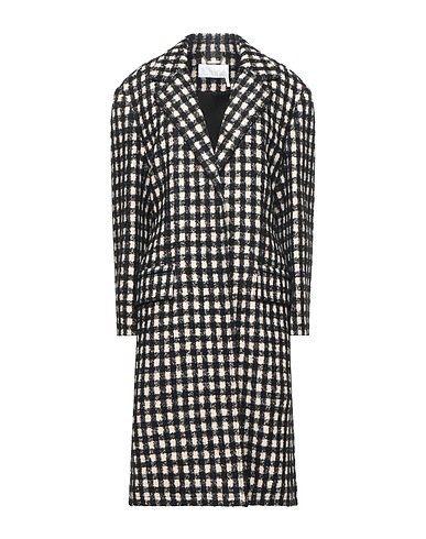 CHLOÉ Coat Black 47% Virgin Wool, 22% Polyamide, 16% Mohair wool, 15% Alpaca wool, Buffalo Horn