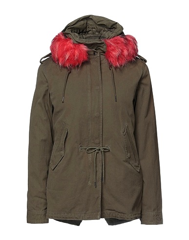 CANADIAN Cappotto Verde militare 100% Cotone
