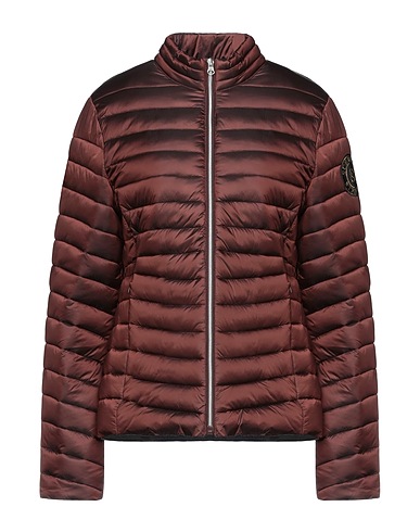 ERMANNO SCERVINO Shell jacket Chocolate brown 100% Polyester