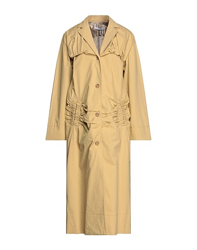 REJINA PYO Full-length jacket Sand 100% Cotton