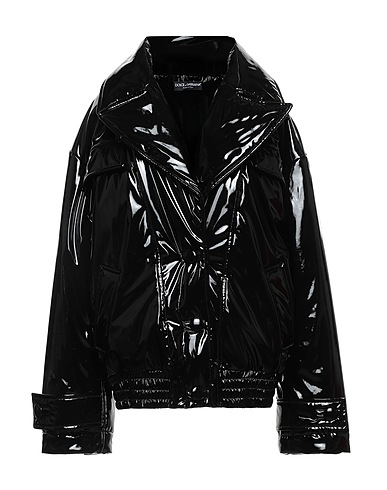 DOLCE&GABBANA Shell  jacket Black 60% Polyester, 40% Polyurethane
