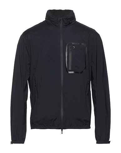 EMPORIO ARMANI Jacket Midnight blue 92% Polyamide, 8% Elastane, Polyurethane