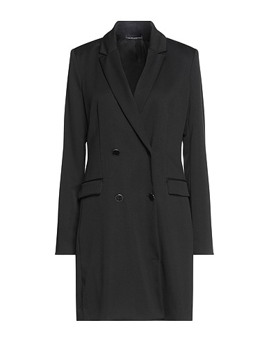 GUESS Shirt dress Black 64% Polyester, 26% Viscose, 8% Lyocell, 2% Elastane