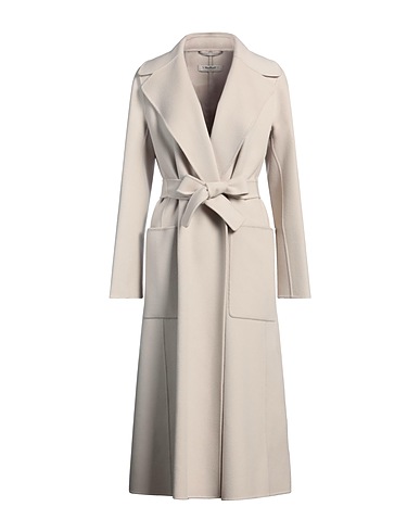 'S MAX MARA Cappotto Grigio chiaro 100% Lana Vergine