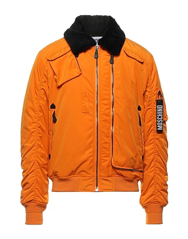 MOSCHINO Bomber COUTURE Orange 100% Polyester, Acrylic, Cotton, Polyamide, Elastane