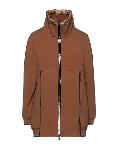 PEOPLE OF SHIBUYA Full-length jacket Khaki 67% Cotton, 29% Polyamide, 4% Elastane