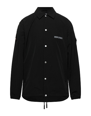 MARCELO BURLON Jacke Schwarz 85% Polyester, 15% Baumwolle, Polyamid