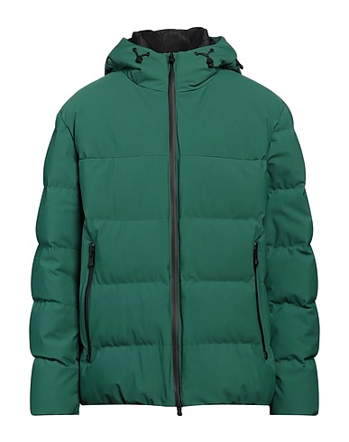 PEOPLE OF SHIBUYA Piumino Verde smeraldo 80% Poliammide, 20% Elastan