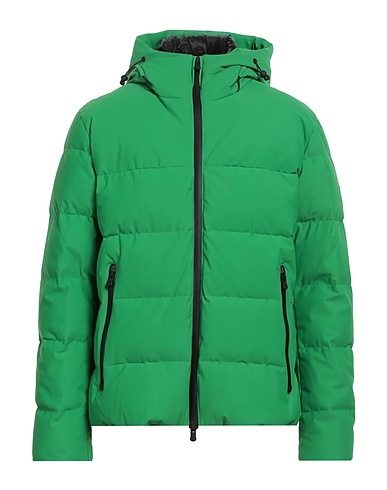 PEOPLE OF SHIBUYA Shell jacket Green 80% Polyamide, 20% Elastane