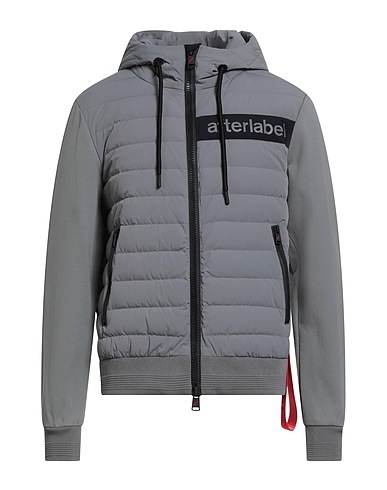 AFTERLABEL Shell jacket Grey 94% Cotton, 6% Polyamide