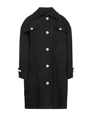 DOLCE&GABBANA Coat Black 36% Alpaca wool, 36% Acrylic, 25% Polyester, 3% Polyamide