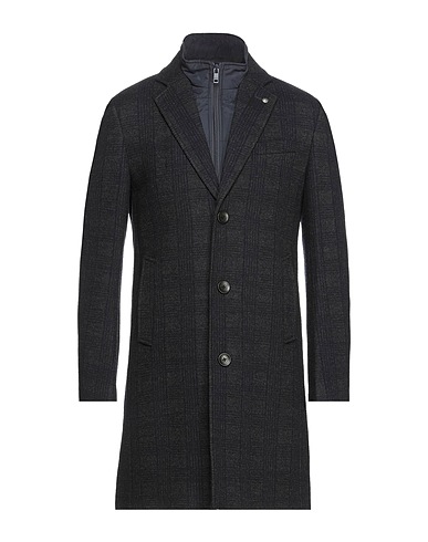 LIU •JO MAN Coat Charcoal 60% Polyester, 30% Wool, 10% Cotton