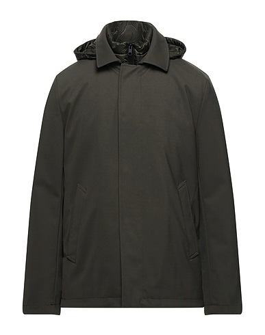 PEOPLE OF SHIBUYA Jacket Military green 62% Polyamide, 38% Elastane, Polyester