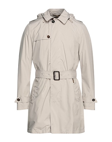 MOORER Full-length jacket Light grey 100% Polyester