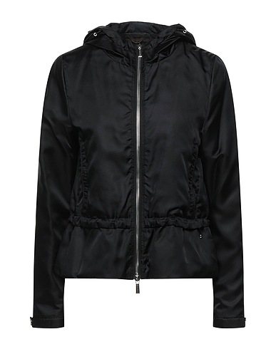 MOORER Jacket Black 50% Polyamide, 50% Silk