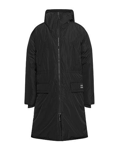 BIKKEMBERGS Shell jacket Black 100% Polyester, Elastane
