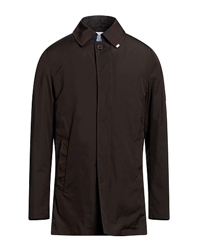 EXTE Full-length jacket Dark brown 100% Polyester