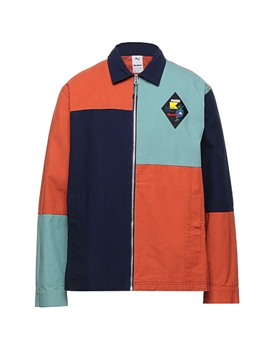 PUMA x BUTTER GOODS Patterned shirt PUMA x BUTTER GOODS Overshirt
 Rust 100% Cotton